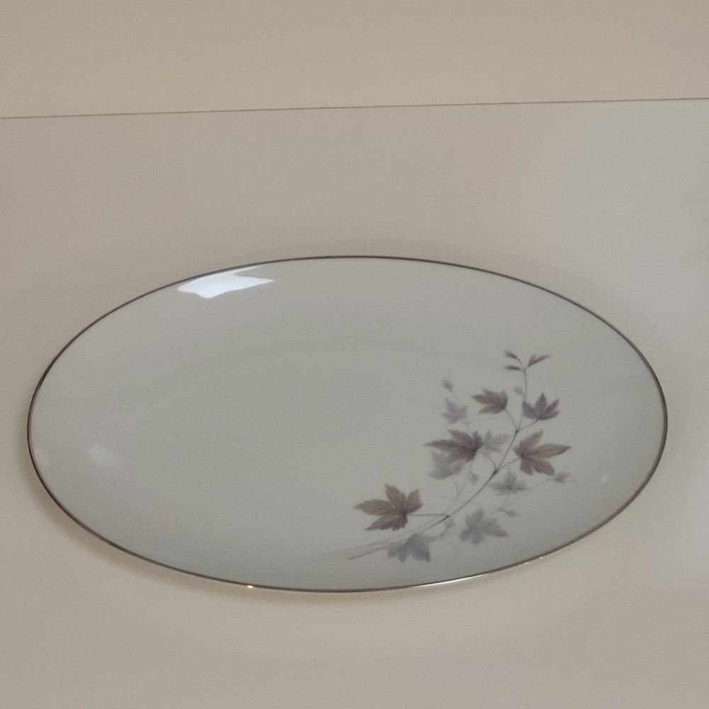 Noritake - Harwood 6312 - 14" Oval Serving Dish Japanese Vintage China